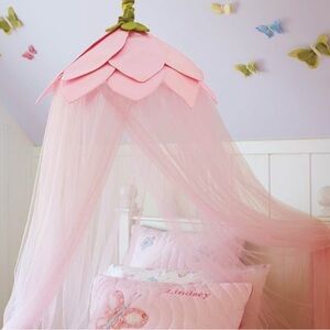 Pottery Barn Rose Petal Rare canopy -Sold out